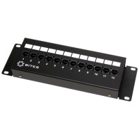 5bites Патч-панель PPU55-08W UTP / 5E / 12P / FRONT DUAL IDC / 2U / L=287MM / WALL
