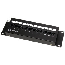 5bites Патч-панель PPU55-08W UTP / 5E / 12P / FRONT DUAL IDC / 2U / L=287MM / WALL