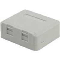 5bites LY-SB04-A Розетка внешняя RJ-45 6 кат., 2порт.