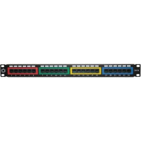 5bites Патч-панель PPU55-09 UTP / 5E / 24P / KRONE / 110 / DUAL IDC / 1U / 19" / COLOR