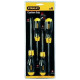 Набор отверток 4 предмета STANLEY CUSHION GRIP (0-65-013)