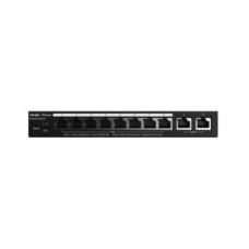 Ruiji RG-ES210GC-LP 10 портов Gigabit Ethernet, коммутатор с облачным управлением 8 PoE/PoE+ порта, 70W, 2 порта WAN