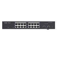 Ruiji RG-ES218GC-P 16 портов Gigabit Ethernet, коммутатор с облачным управлением 16 портов PoE/PoE+, 2 SFP, 240W PoE, 19 дюймов