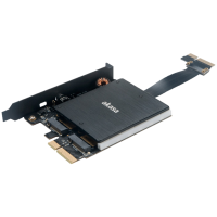 Переходник Akasa ( AK-PCCM2P-04 ) для 2xM.2 NGFF M-Type SSD в PCIe 3.0 x4 RGB LED