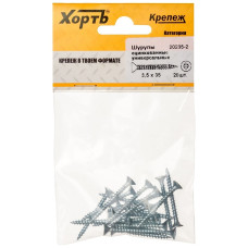 FIT Шурупы оцинкованные, универсальные 5 х 80 ( фасовка 5 шт.) (20580-2 FIT )
