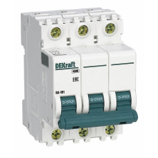 Schneider-electric 11078DEK Авт. выкл. 3Р 16А х-ка C ВА-101 4,5кА DEKraft