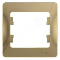 Schneider-electric GSL000401 GLOSSA 1-постовая РАМКА, ТИТАН