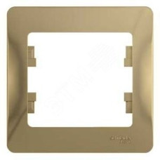 Schneider-electric GSL000401 GLOSSA 1-постовая РАМКА, ТИТАН