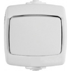 Schneider-electric VA610-126B-BI РОНДО IP44 О/У 1-клавишный ПЕРЕКЛЮЧАТЕЛЬ 10А, 250В, БЕЛЫЙ. Россия