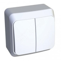 Schneider-electric BA10-002B ЭТЮД О/У 2-клавишный ВЫКЛЮЧАТЕЛЬ 10 АХ, БЕЛЫЙ, Россия