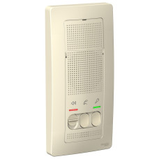 Schneider-electric BLNDA000012 BLANCA ПЕРЕГОВОРНОЕ УСТРОЙСТВО (ДОМОФОН), настен.монтаж, 4,5В, МОЛОЧНЫЙ