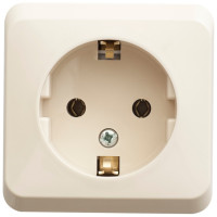 Schneider-electric PA16-003K ЭТЮД О/У РОЗЕТКА с заземлением без шторок 16А 250B, КРЕМОВЫЙ, Россия