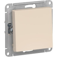 Schneider-electric ATN000211 ATLASDESIGN 1-клавишный ВЫКЛЮЧАТЕЛЬ, сх.1, 10АХ, механизм, БЕЖЕВЫЙ