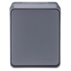 Schneider-electric ATN544011 AtlasDesign Profi54 выключатель одноклавишный IP54 10 АХ, АНТРАЦИТ, Россия