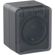 Schneider-electric ATN544045 AtlasDesign Profi54 розетка с заземлением со шторками IP54 16А 250B, АНТРАЦИТ, Россия