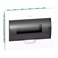 Schneider-electric EZ9E112S2FRU Щит распределительный встраиваемый белый дверь прозрачная на 12 модулей IP40 Easy9