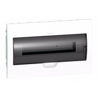 Schneider-electric EZ9E118S2FRU Щит распределительный встраиваемый белый дверь прозрачная на 18 модулей IP40 Easy9