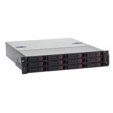 Exegate EX281233RUS Серверный корпус ExeGate Pro 2U550-HS12 <RM 19", высота 2U, глубина 550, без БП, 12xHotSwap, USB>