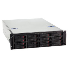 Exegate EX281300RUS Серверный корпус ExeGate Pro 3U660-HS16 <RM 19", высота 3U, глубина 660, БП 2U-600ADS,16xHotSwap, USB>