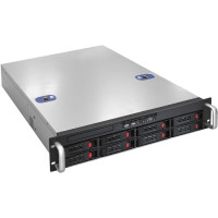Exegate EX292414RUS Серверная платформа ExeGate Pro 2U550-HS08 <RM 19", высота 2U, глубина 550, Redundant БП 2x800W, 8xHotSwap, USB>
