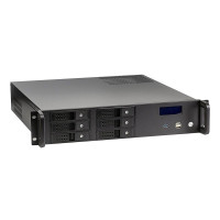 Exegate EX279755RUS Серверный корпус Exegate Pro 2U480-HS06 <RM 19", высота 2U, глубина 480, БП 700ADS, 6xHotSwap, USB>