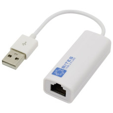 Сетевой адаптер USB - RJ-45 5bites ( UA2-45-02WH ) Белый