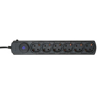 Сетевой фильтр Ippon BK232 3.0м Black 6 розеток