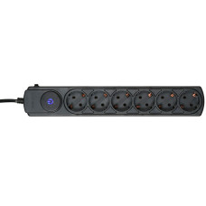Сетевой фильтр Ippon BK232 3.0м Black 6 розеток