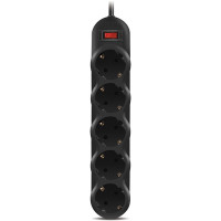 Сетевой фильтр SVEN SF-05L 1.8м Black 5 розеток