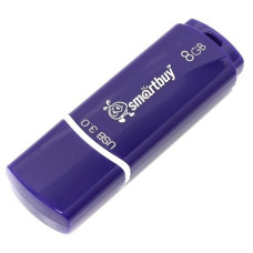 Smartbuy USB Drive 8GB Crown Blue (SB8GBCRW-Bl)