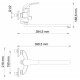 Смеситель для ванны WasserKRAFT Rossel 2802L