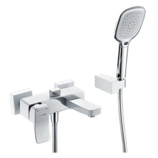 Смеситель для ванны WasserKRAFT Aller 1061 white, белый/хром