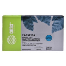 B3P23A CACTUS Картридж №727 для HP DJ T920/T1500/T2530, фото черный (130мл)