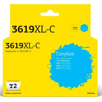 T2 LC-3619XLC Тонер-картридж для (IC-B3619XL-C) Brother MFC-J3530DW/J3930DW, голубой, с чипом, 1500к