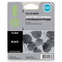 CACTUS CZ109AE Картридж струйный CS-CZ109AE черный для №655 HP DJ IA 3525/5525/4515/4525 (21,6ml)
