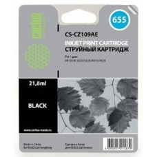 CACTUS CZ109AE Картридж струйный CS-CZ109AE черный для №655 HP DJ IA 3525/5525/4515/4525 (21,6ml)