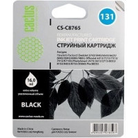 CACTUS C8765HE Картридж №131 для HP DeskJet 460/5743/6543/6623/6843; OfficeJet 6213/7213/7313/7413; PhotoSmart 2573/2613/2713/8153/8453/8753/Pro B (черный)