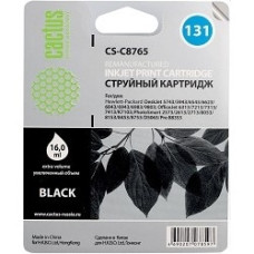 CACTUS C8765HE Картридж №131 для HP DeskJet 460/5743/6543/6623/6843; OfficeJet 6213/7213/7313/7413; PhotoSmart 2573/2613/2713/8153/8453/8753/Pro B (черный)