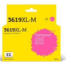 T2 LC-3619XLM Тонер-картридж для (IC-B3619XL-M) Brother MFC-J3530DW/J3930DW, пурпурный, с чипом, 1500к