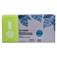 CACTUS F9J68A Картридж 728XL для HP DJ T730/T830, черный матовый (300мл)