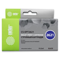 Картридж струйный Cactus CS-EPT2621 черный для Epson Expression Home XP-600/605/700/800 (14мл)