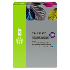 Картридж струйный Cactus CS-LC3237C голубой (18.4мл) для Brother HL-J6000DW/J6100DW
