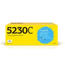 T2 TK-5230C Тонер-картридж для Kyocera ECOSYS M5521cdn/M5521cdw/P5021cdn/P5021cdw (2200 стр.) голубой, с чипом