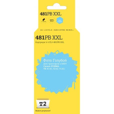 T2 CLI-481PB XXL Картридж (IC-CCLI-481PB XXL) Canon PIXMA TS8140/8240/8340/9140, фото голубой, с чипом