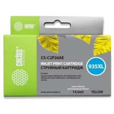 Cactus C2P26AE Картридж №935XL для HP DJ Pro 6230/6830 желтый