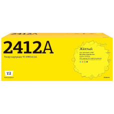 T2 W2412A картридж TC-HW2412A для HP Color LaserJet Pro M182n/M183fw (850 стр.) Желтый, с чипом