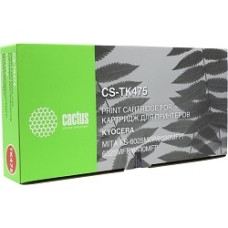 CACTUS CS-TK475 Тонер-картридж для принтеров FS-6025MFP/6025MFP/B/FS-6030MFP 15000 страниц.