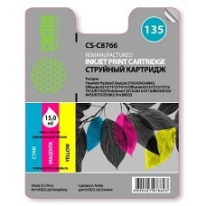 CACTUS C8766HE Картридж (CS-C8766) №135 (трехцветный) для DeskJet 5743/6543/6843,6213/7313/7413