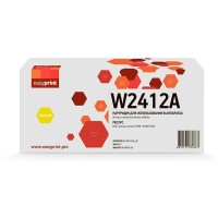 Easyprint W2412A картридж 216A для HP Color LaserJet Pro M182n/M183fw (850 стр.)  желтый, БЕЗ ЧИПА