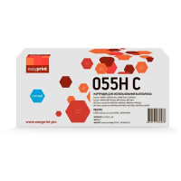 Easyprint Cartridge 055HC Картридж для Canon i-Sensys LBP663/664/MF742/744/HP CLJ Pro M454/455/479/480 (6000 стр.) голубой, БЕЗ ЧИПА